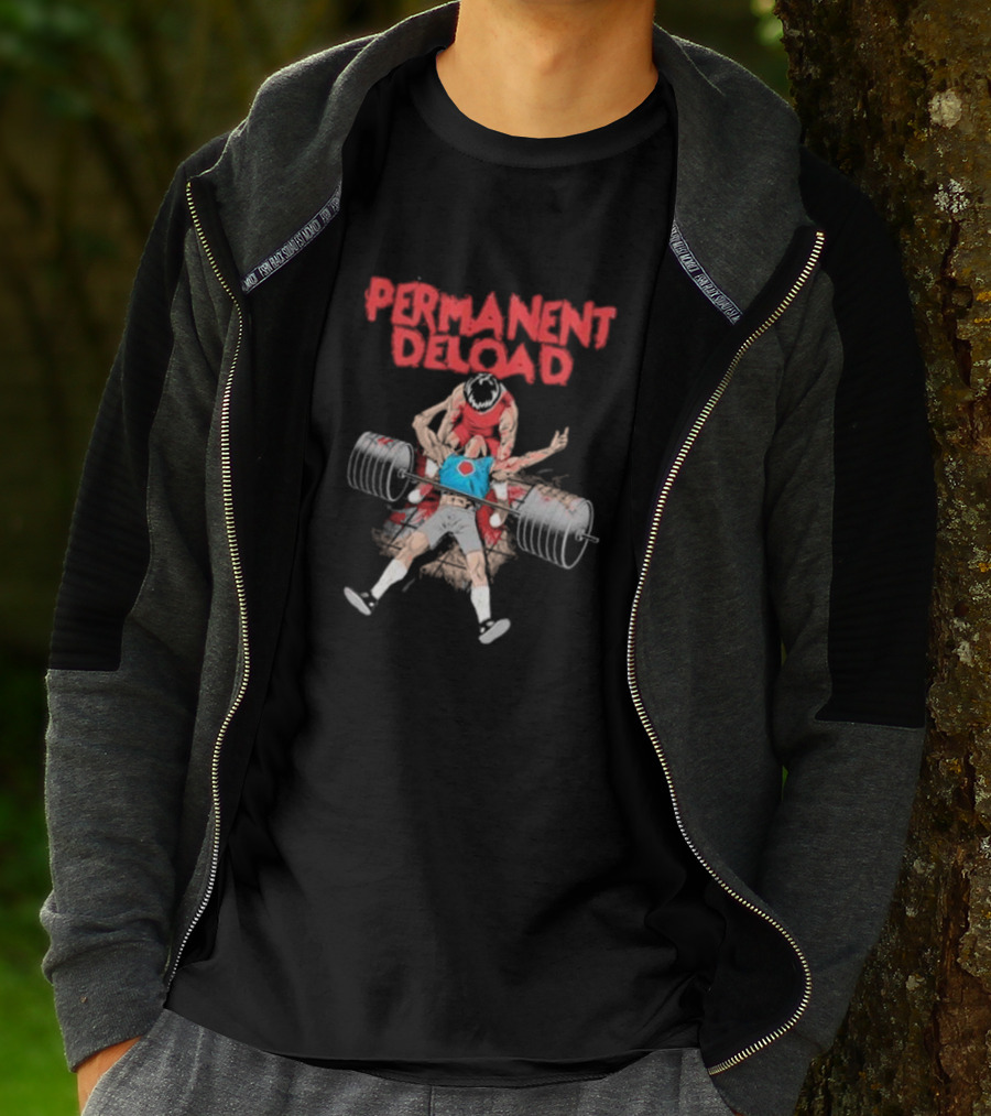 Raskol Permanent Deload Lifting Anime Manga T-Shirt