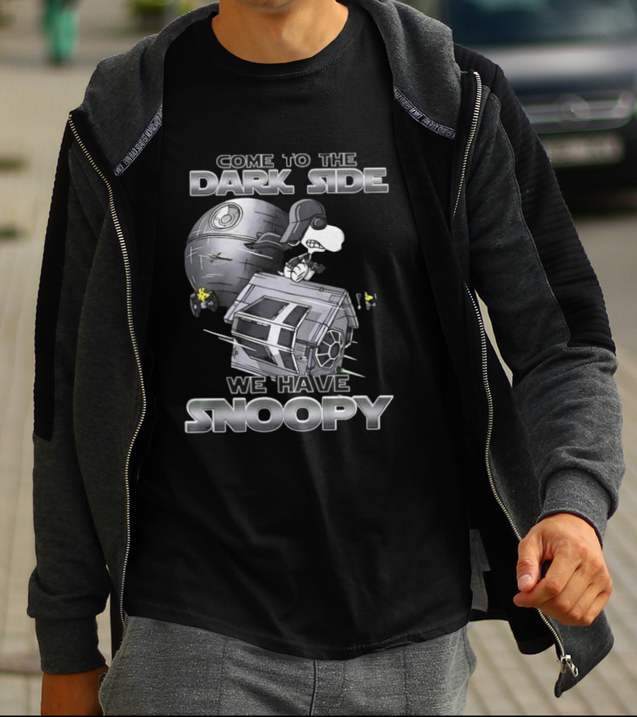 Come To The Dark Side We Have Snoopy Star Wars T-Shirt