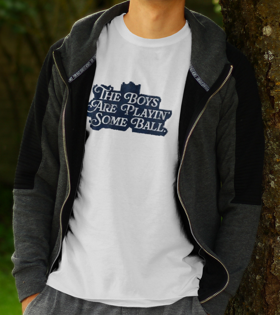 The Boys Are Playin’ Some Ball Vintage Style Retro Look T-Shirt