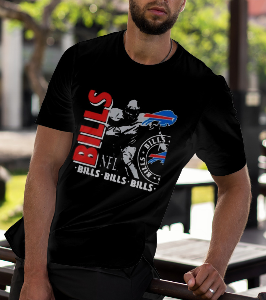 Buffalo Bills NFL Football Player Bills Bills Bills Logo T-Shirt