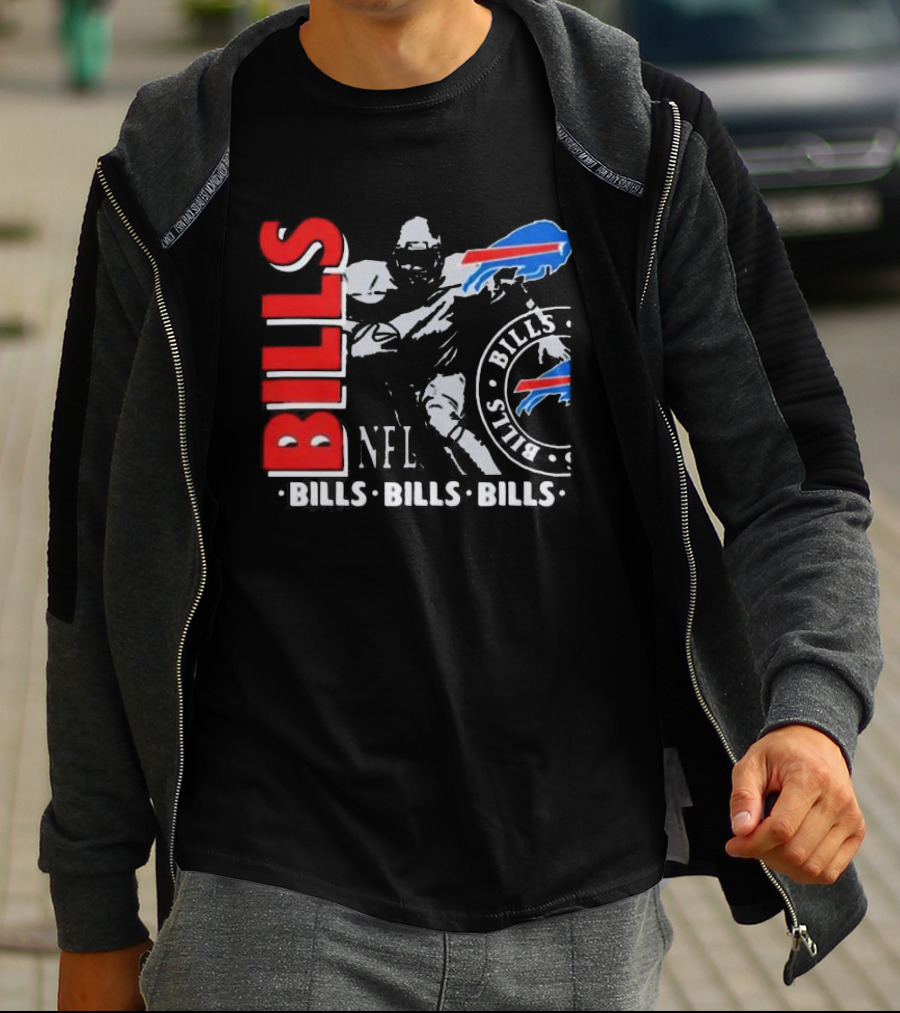 Buffalo Bills NFL Football Player Bills Bills Bills Logo T-Shirt