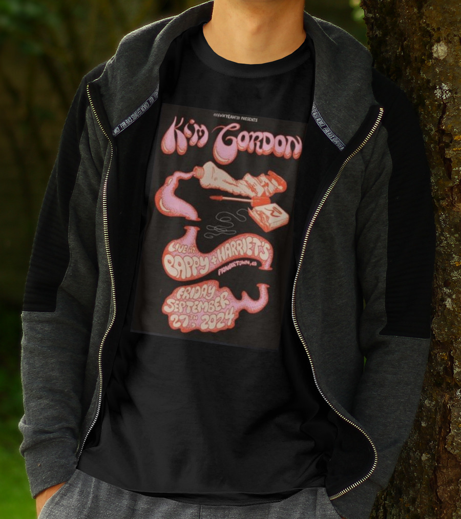 Kim Gordon Live At Pappy And Harriet's Pioneertown CA Friday September 27th T-Shirt
