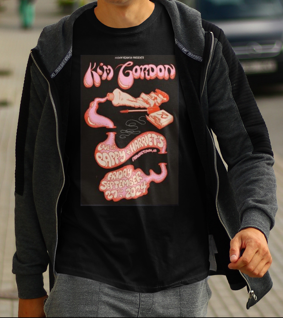 Kim Gordon Live At Pappy And Harriet's Pioneertown CA Friday September 27th T-Shirt