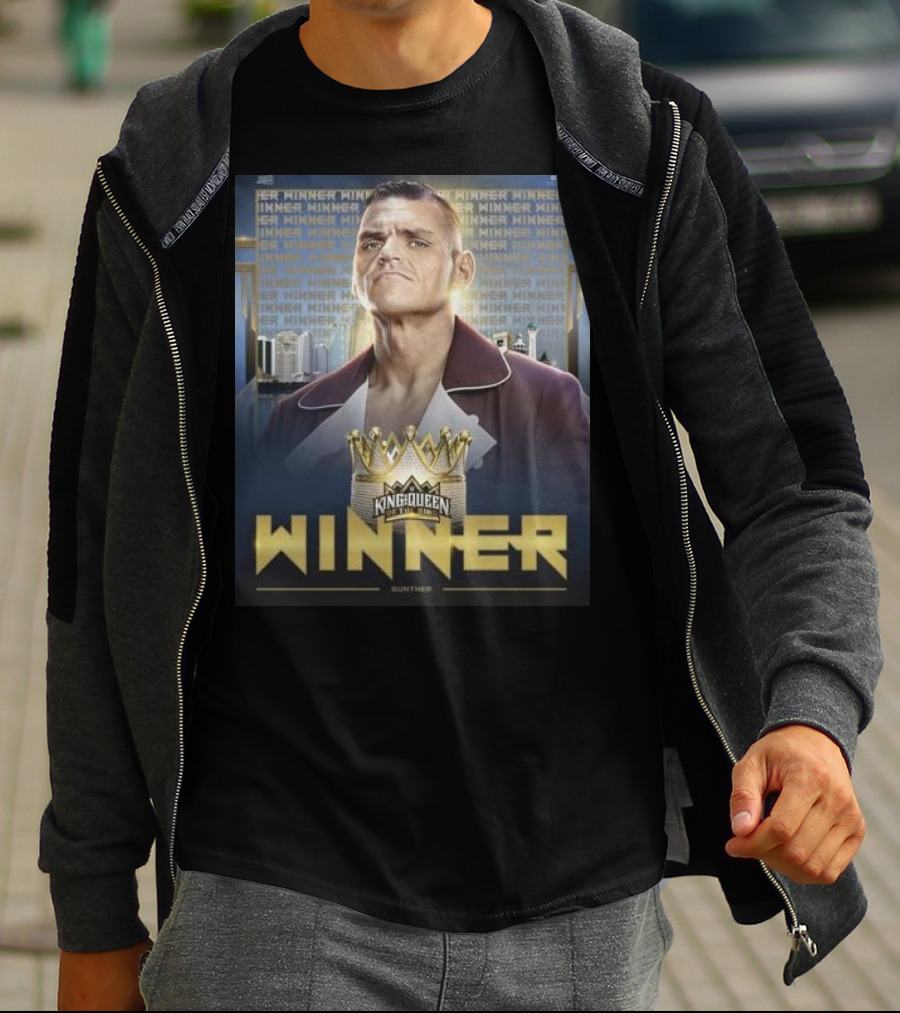 Gunther WWE King And Queen Of The Ring Winner Crown Champion T-Shirt