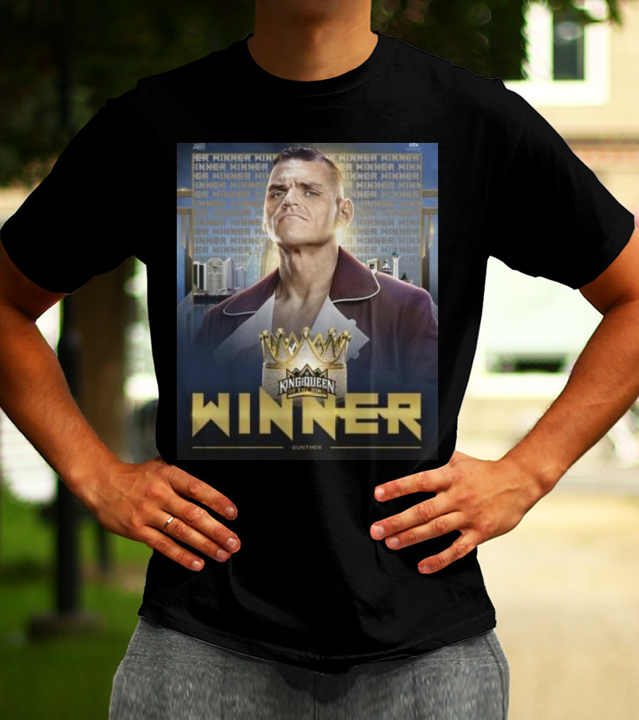Gunther WWE King And Queen Of The Ring Winner Crown Champion T-Shirt