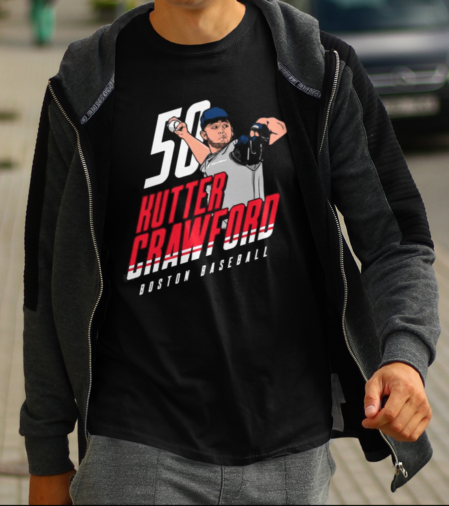 50 Kutter Crawford Boston Baseball T-Shirt