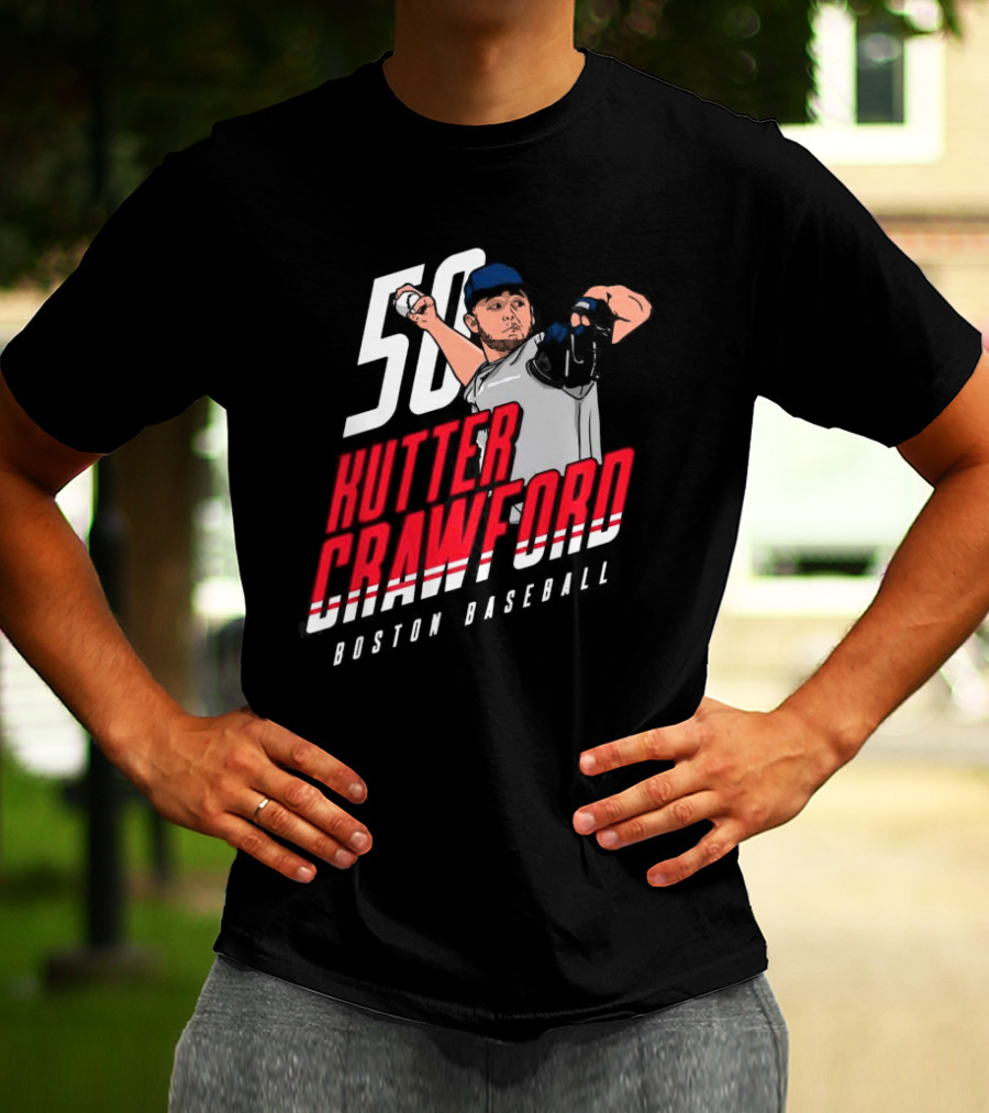 50 Kutter Crawford Boston Baseball T-Shirt