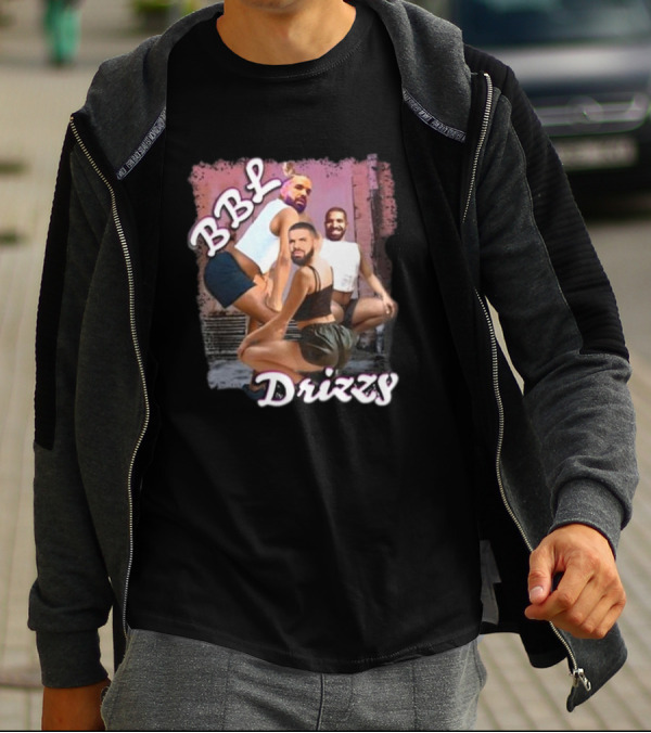 BBL Drizzy The Irony Closet Drake Grunge T-Shirt