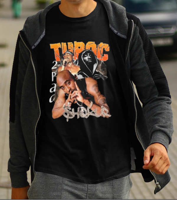 Tupac Shakur 2Pac Rap Legend Makaveli T-Shirt