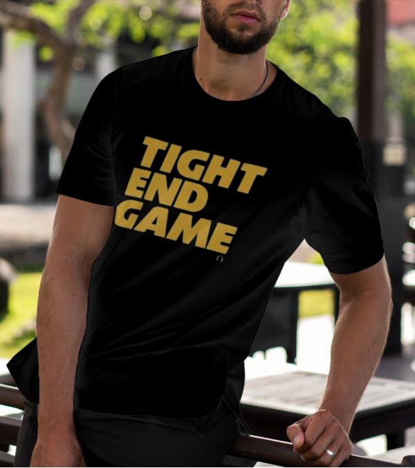 Kansas City Chiefs Tight End Game Yellow T-Shirt