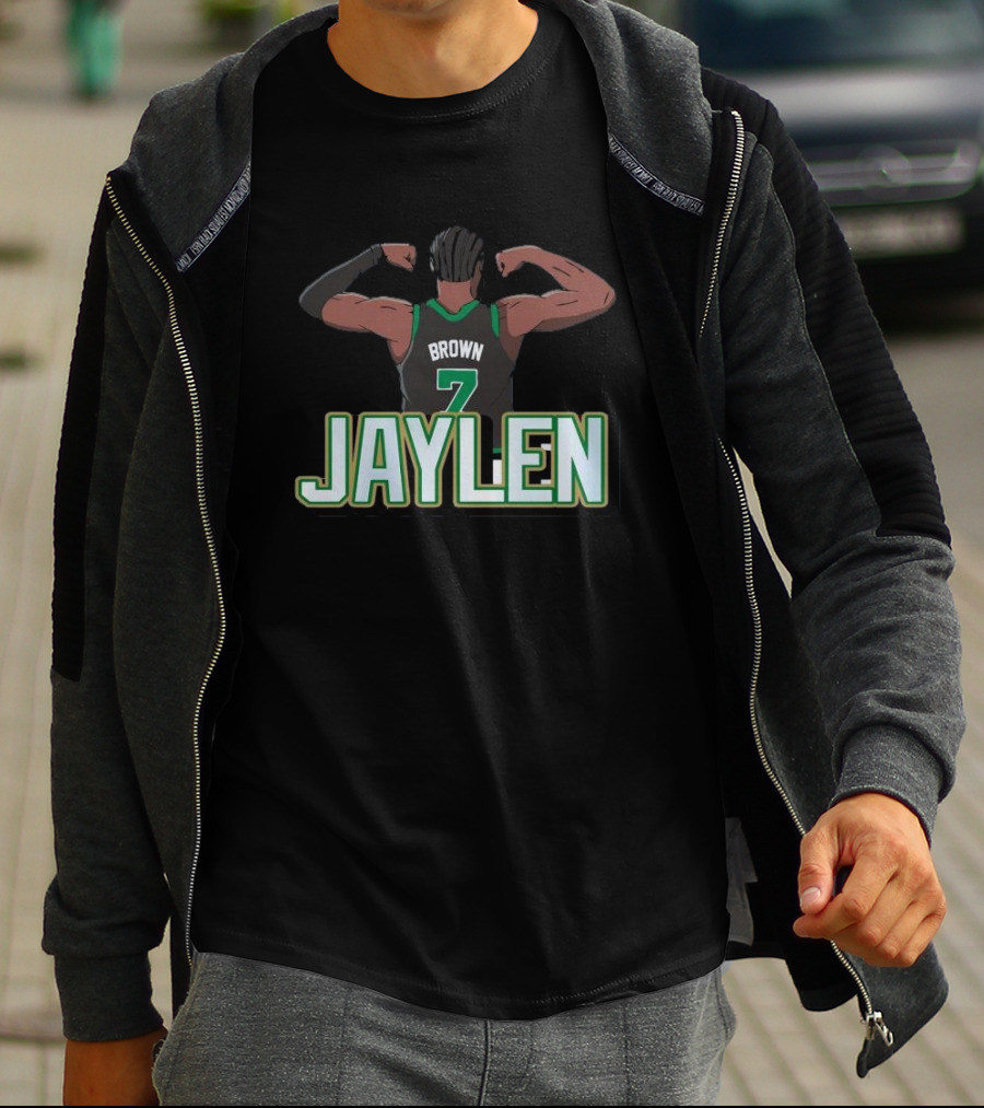 Jaylen Brown Celtics Number 7 Flex NBA T-Shirt