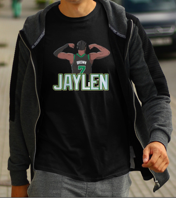 Jaylen Brown Celtics Number 7 Flex NBA T-Shirt