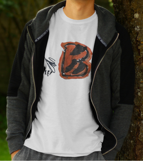 Jermaine Burton Cincinnati Bengals Paint Tri-Blend B T-Shirt