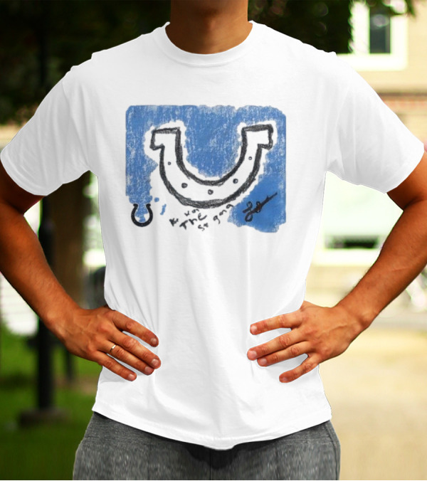 Laiatu Latu Indianapolis Colts Rookie Horseshoe Paint Tri-Blend T-Shirt