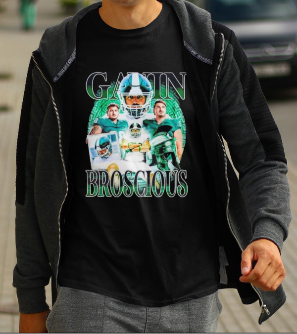 Gain Broscious Football Imagery With Players And Helmet T-Shirt