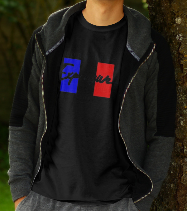 Born Free But Now I'm Expensive Red And Blue Blocks T-Shirt
