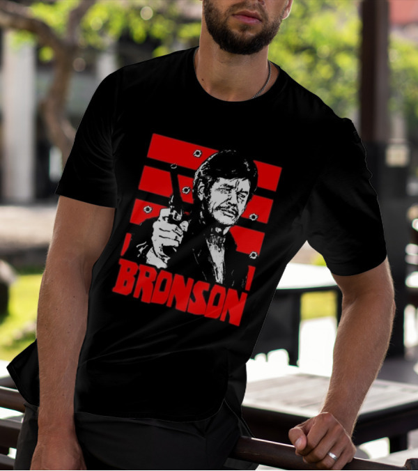 Chat Rat 99 Mag Charles Bronson 70s Movie Death Wish 1974 Gun Iconic Bronson Image T-Shirt