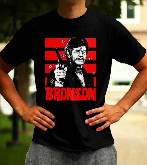Chat Rat 99 Mag Charles Bronson 70s Movie Death Wish 1974 Gun Iconic Bronson Image T-Shirt