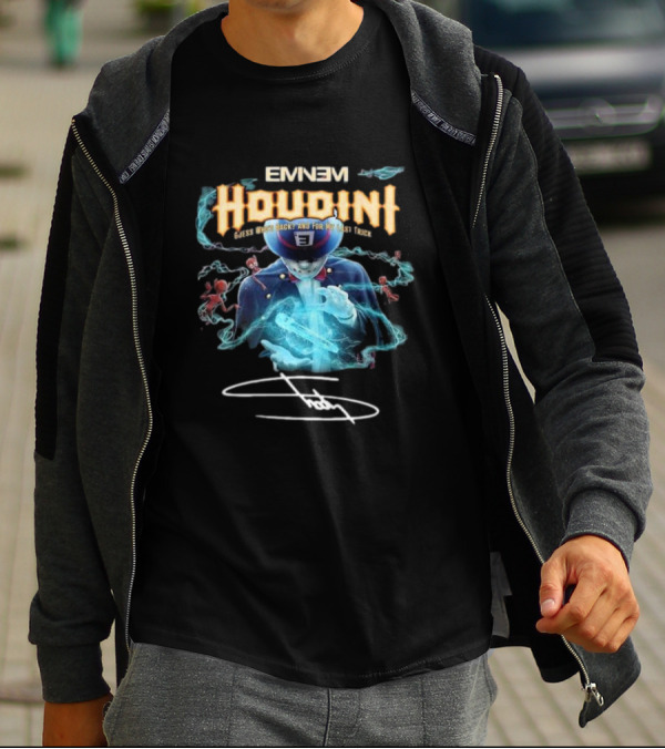 Eminem Houdini Guess Who’s Back And For My Last Trick Signature Magician T-Shirt