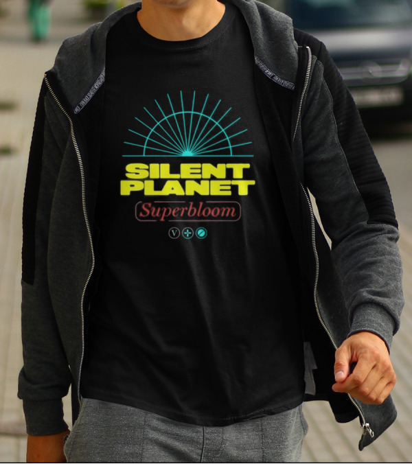 Silent Planet Superbloom Lunar Cycles Custom Windbreaker T-Shirt