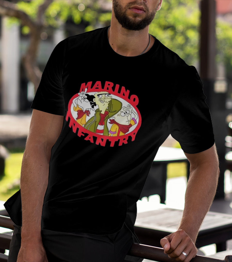 Marino Infantry Ed Edd N Eddy Collaboration Apparel Featuring Iconic Cartoon Characters T-Shirt