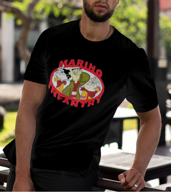 Marino Infantry Ed Edd N Eddy Collaboration Apparel Featuring Iconic Cartoon Characters T-Shirt