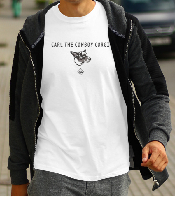 Riley Green Carl The Cowboy Corgi Cattle Dog Ops T-Shirt
