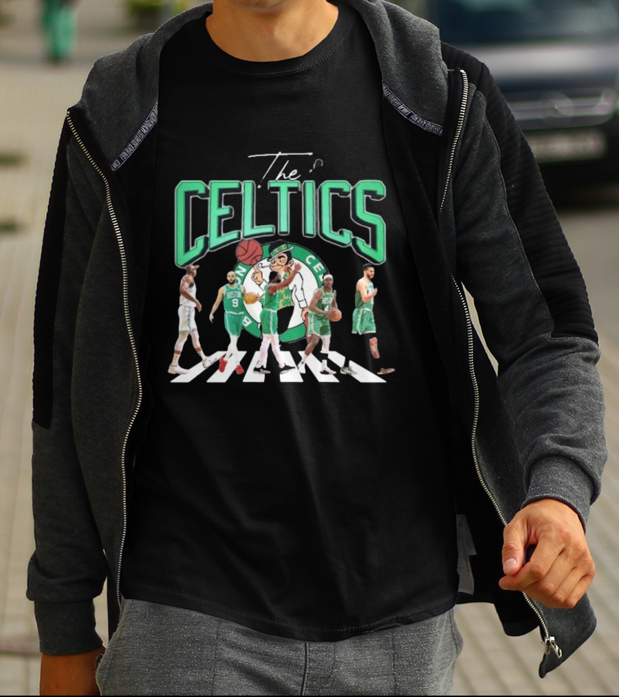 The Celtics Jrue Holiday Jayson Tatum Jaylen Brown Derrick White Al Horford Signatures Team Players T-Shirt