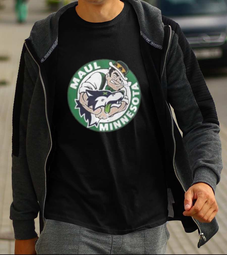 Boston Celtics Maul Minnesota Timberwolves T-Shirt