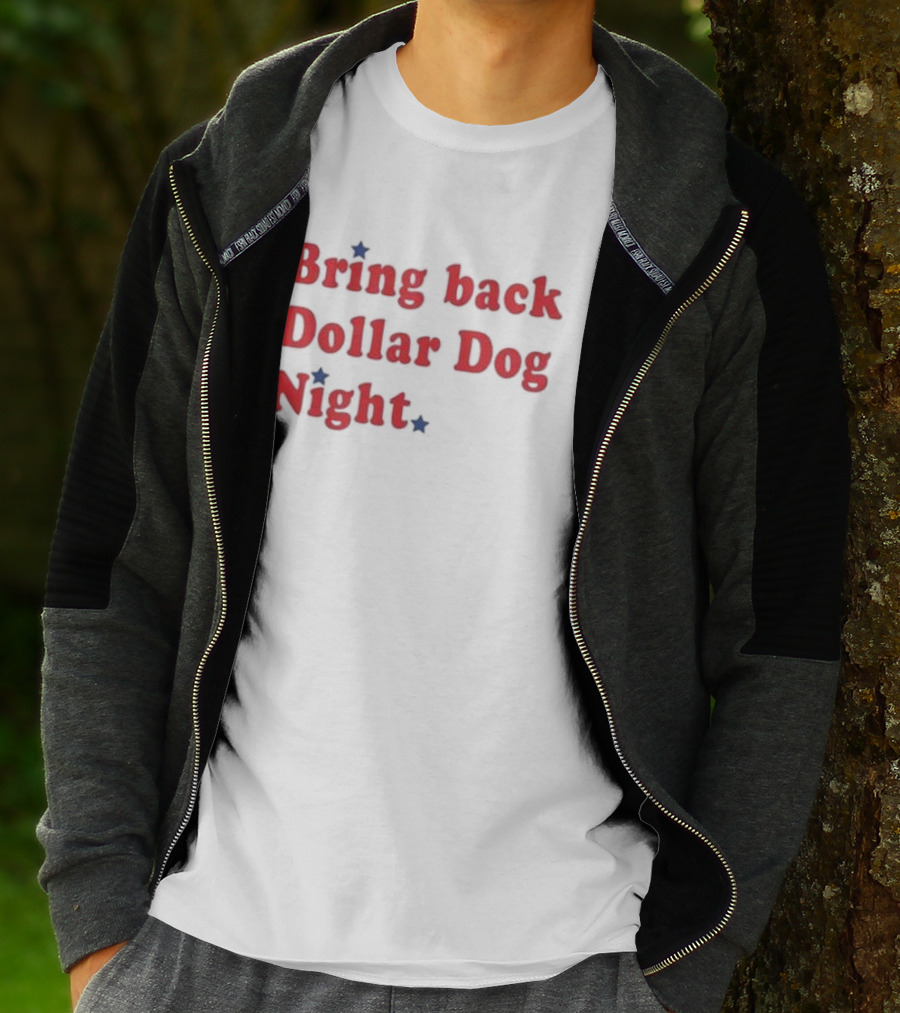 Bring Back Dollar Dog Night Nostalgia With Red Stars T-Shirt
