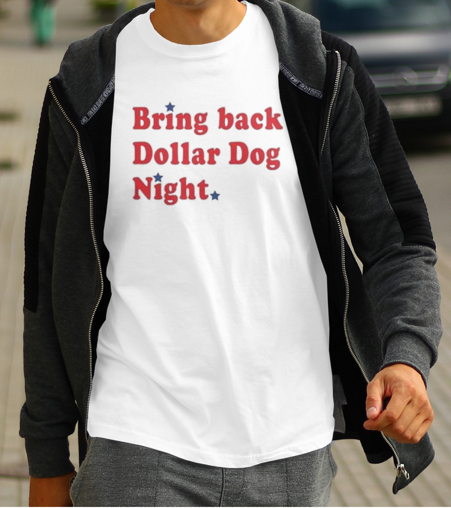 Bring Back Dollar Dog Night Nostalgia With Red Stars T-Shirt