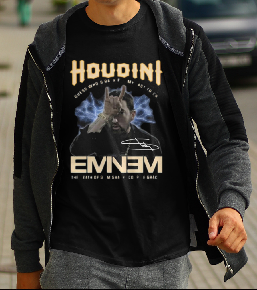 Houdini Guess Who’s Back For My Last Trick Eminem The Death Of Slim Shady T-Shirt