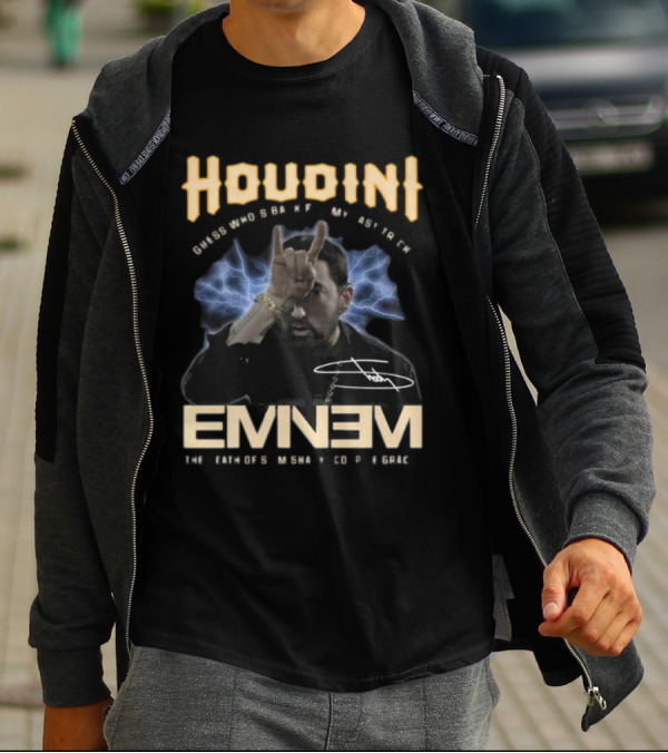 Houdini Guess Who’s Back For My Last Trick Eminem The Death Of Slim Shady T-Shirt