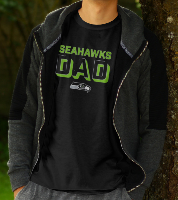 SEATTLE SEAHAWKS DAD T-Shirt