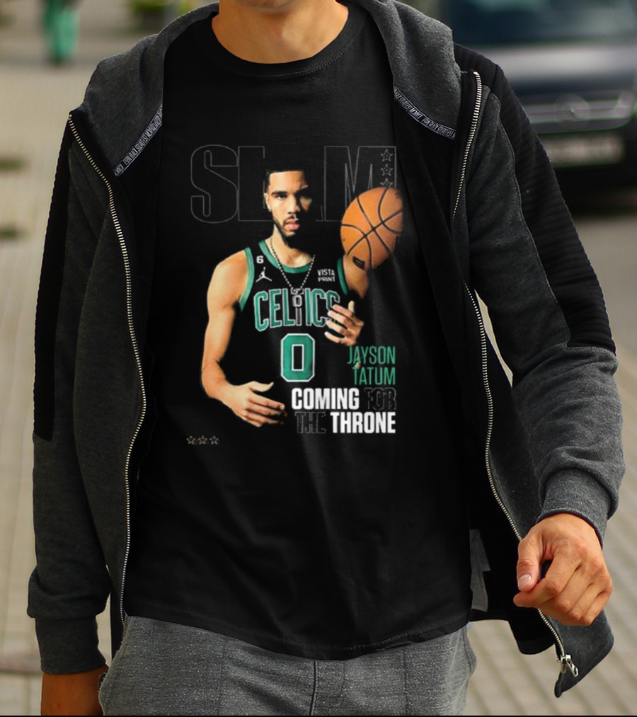 Slam Jayson Tatum Celtics Coming For The Throne T-Shirt