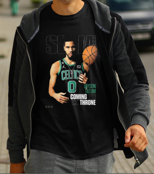 Slam Jayson Tatum Celtics Coming For The Throne T-Shirt