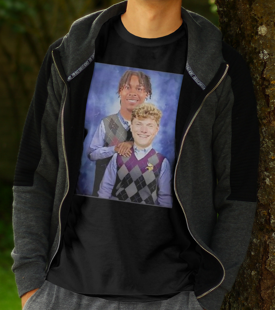 Step Brothers Justin Jefferson JJ McCarthy Minnesota Vikings T-Shirt