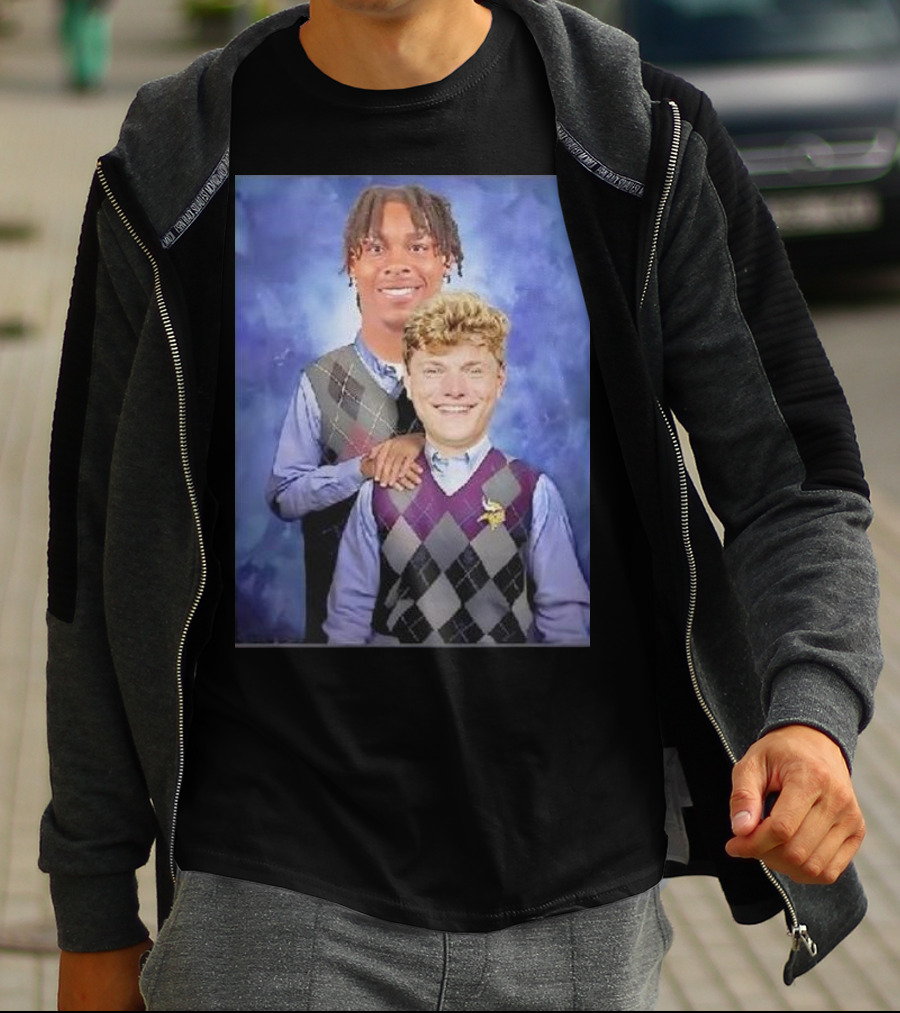 Step Brothers Justin Jefferson JJ McCarthy Minnesota Vikings T-Shirt