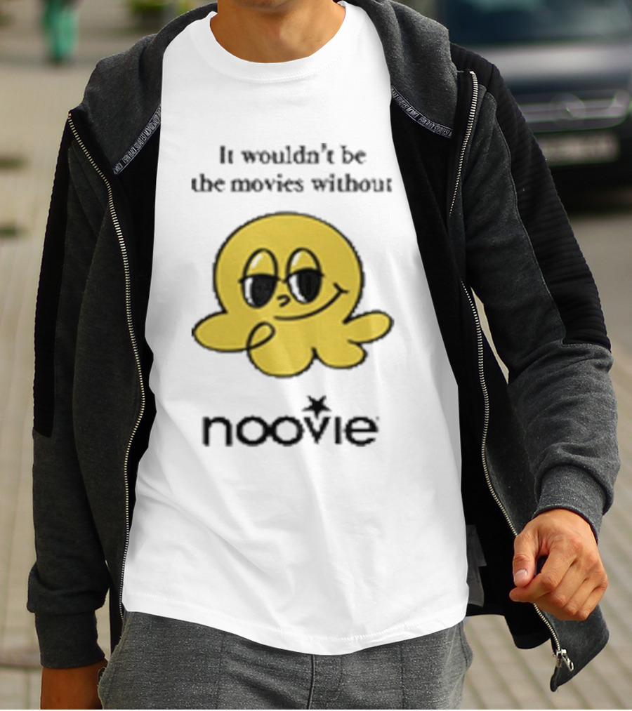 It Wouldn’t Be The Movies Without Noovie Iconic Yellow Mascot T-Shirt