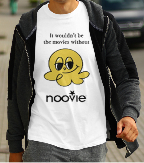 It Wouldn’t Be The Movies Without Noovie Iconic Yellow Mascot T-Shirt