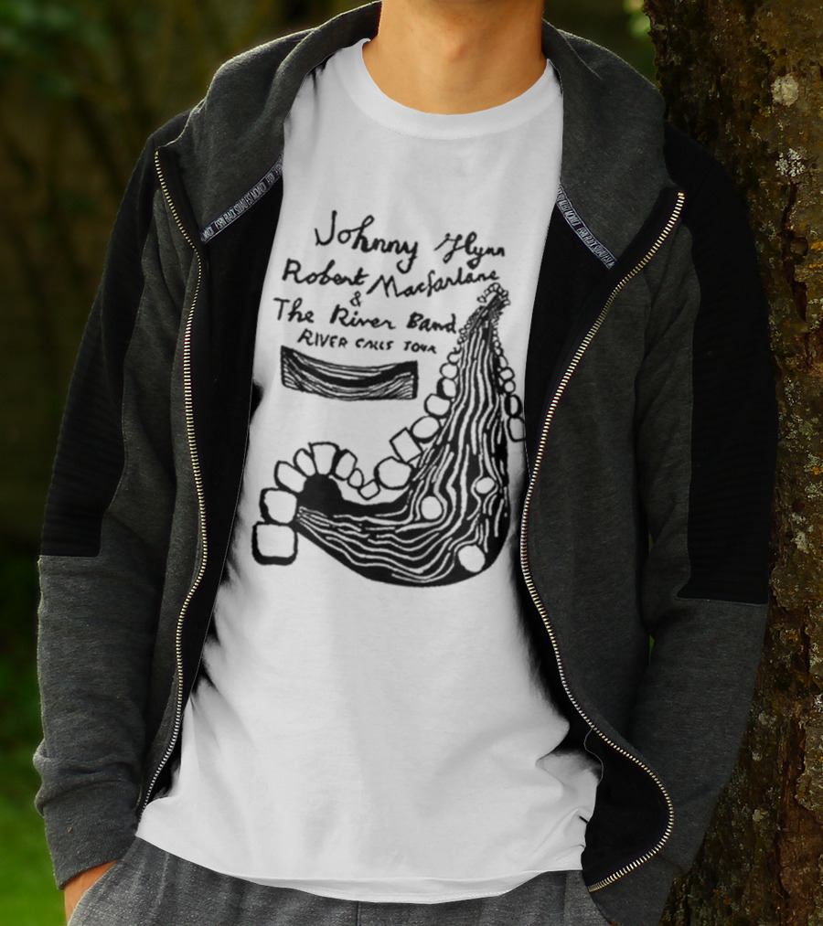 Johnny Flynn Robert Macfarlane And The River Band River Calls Tour T-Shirt