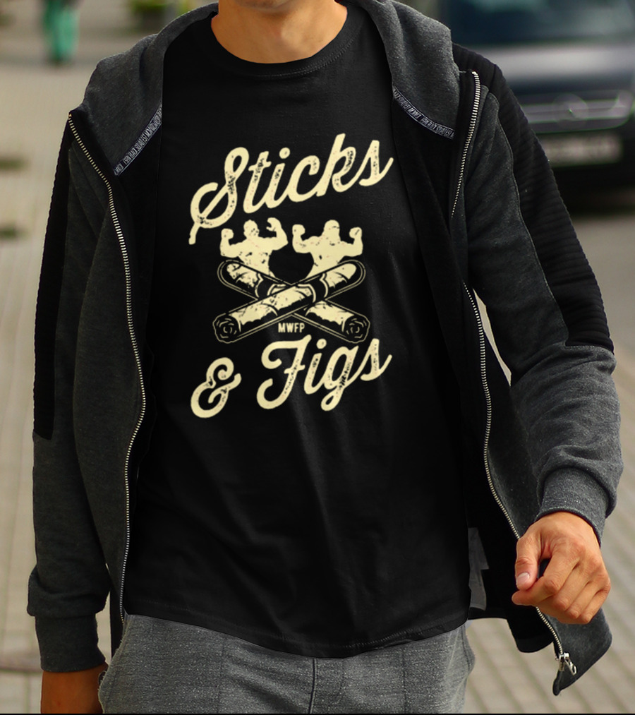Sticks And Figs MWFP Iconic Arm Flexing Roll T-Shirt