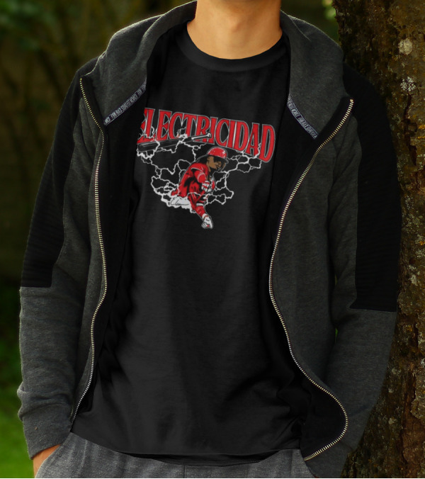 Electricidad Elly De La Cruz Cincinnati Reds T-Shirt