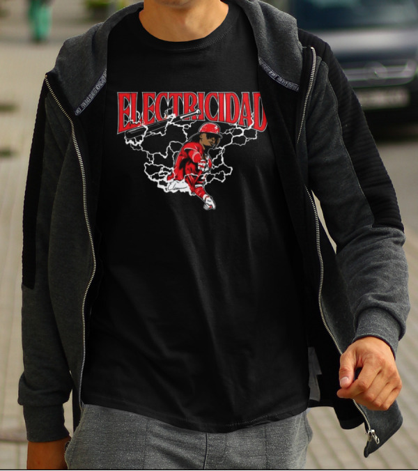 Electricidad Elly De La Cruz Cincinnati Reds T-Shirt