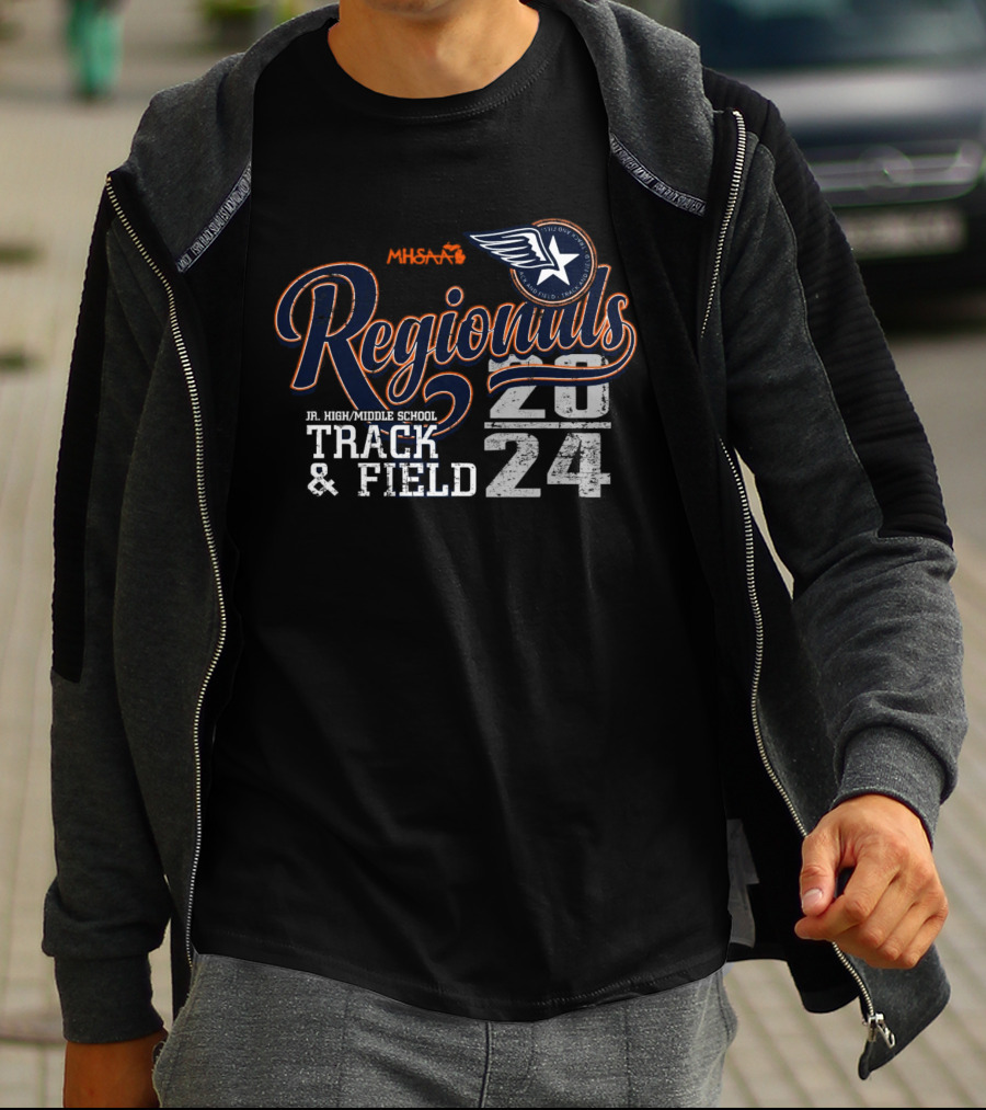 MHSAA Regionals Jr. High/Middle School Track And Field T-Shirt