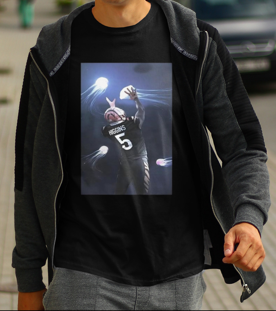 Higgins 5 Football Catching Jellyfish T-Shirt