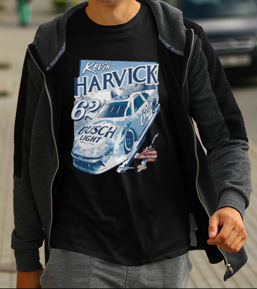 Kevin Harvick 62 Busch Light Racing Car At 5 Flags Speedway June 28 T-Shirt