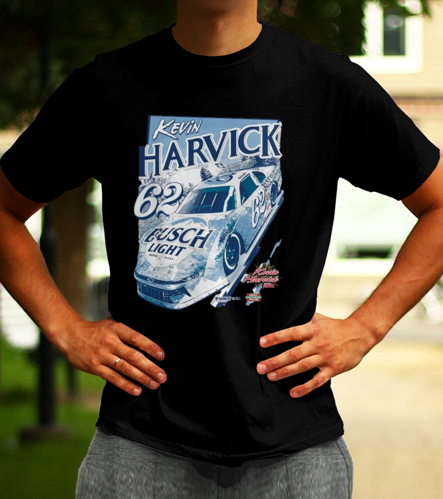 Kevin Harvick 62 Busch Light Racing Car At 5 Flags Speedway June 28 T-Shirt