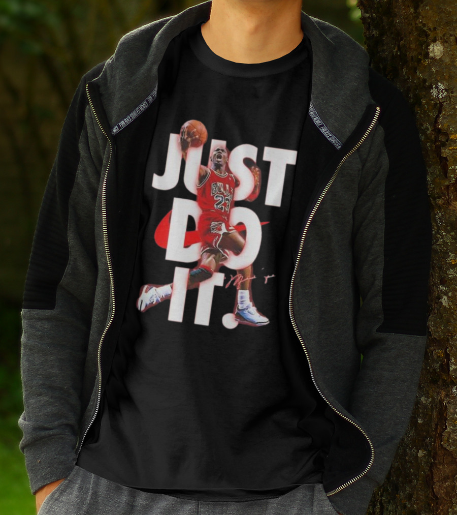 Michael Jordan Just Do It Bulls 23 Signature T-Shirt