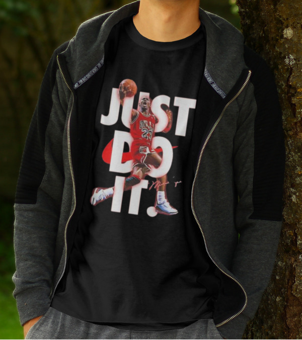 Michael Jordan Just Do It Bulls 23 Signature T-Shirt